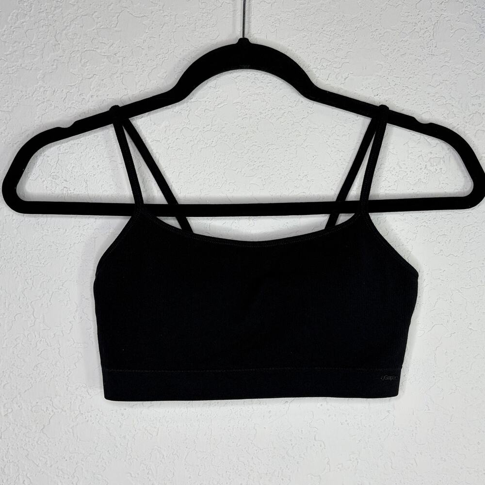 Gap Body Original Seamless scooped bralette Black Bra Size S, Padded, Lounge